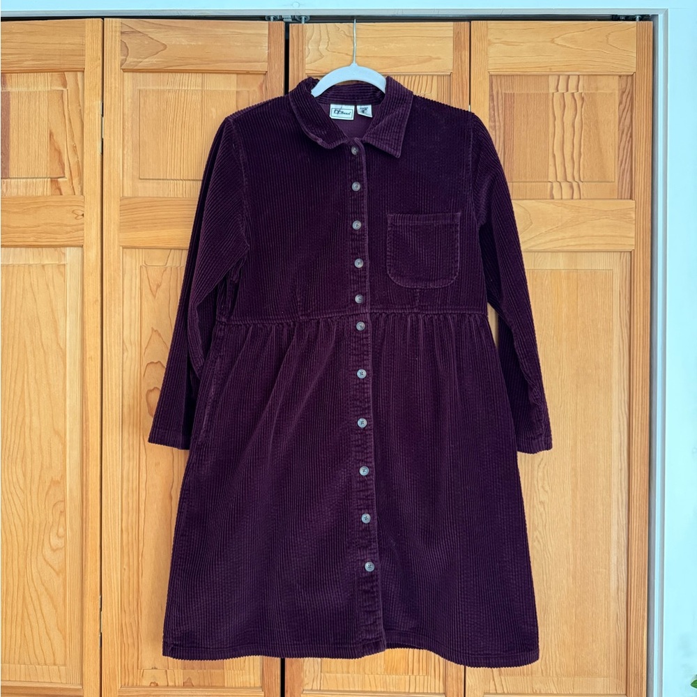 Vintage LL Bean Corduroy Dress